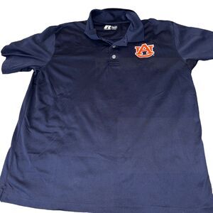 Men’s Auburn Tigers Russell XL Game Day Navy Polo F12